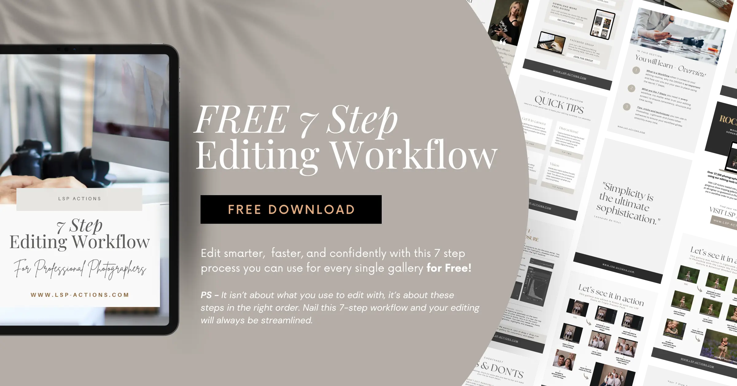 Edit Article 7 STEP EDITING WORKFLOW – LSP Actions by Lemon Sky
