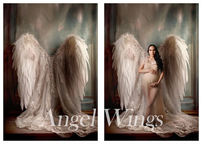 Angel Wings "Opera" Digital Background (LSP~AI Blend) LSP Actions by Lemon Sky