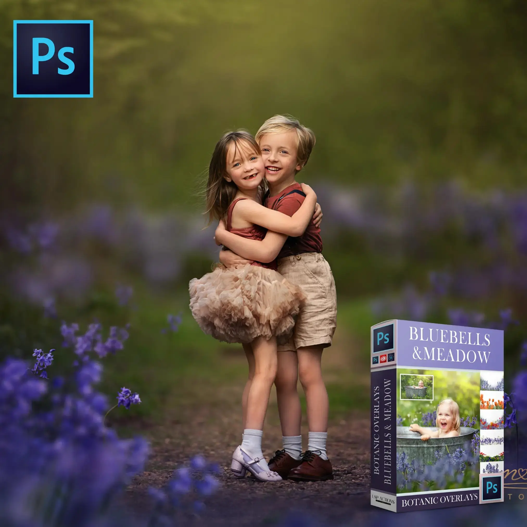 Bluebell & Meadow Whimsy - Overlay Pack (original offline) Flower Overlay Kit