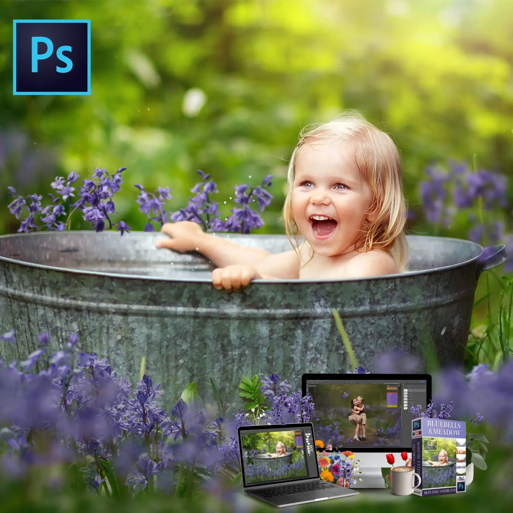 Bluebell & Meadow Whimsy - Overlay Pack (original offline) Flower Overlay Kit