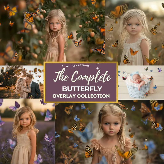Butterfly Dreams Overlays Overlays & Photoshop Action