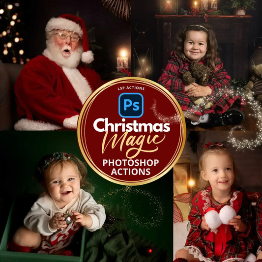 Christmas Magic Photoshop Actions [VIP] Photoshop Actions + Bonuses