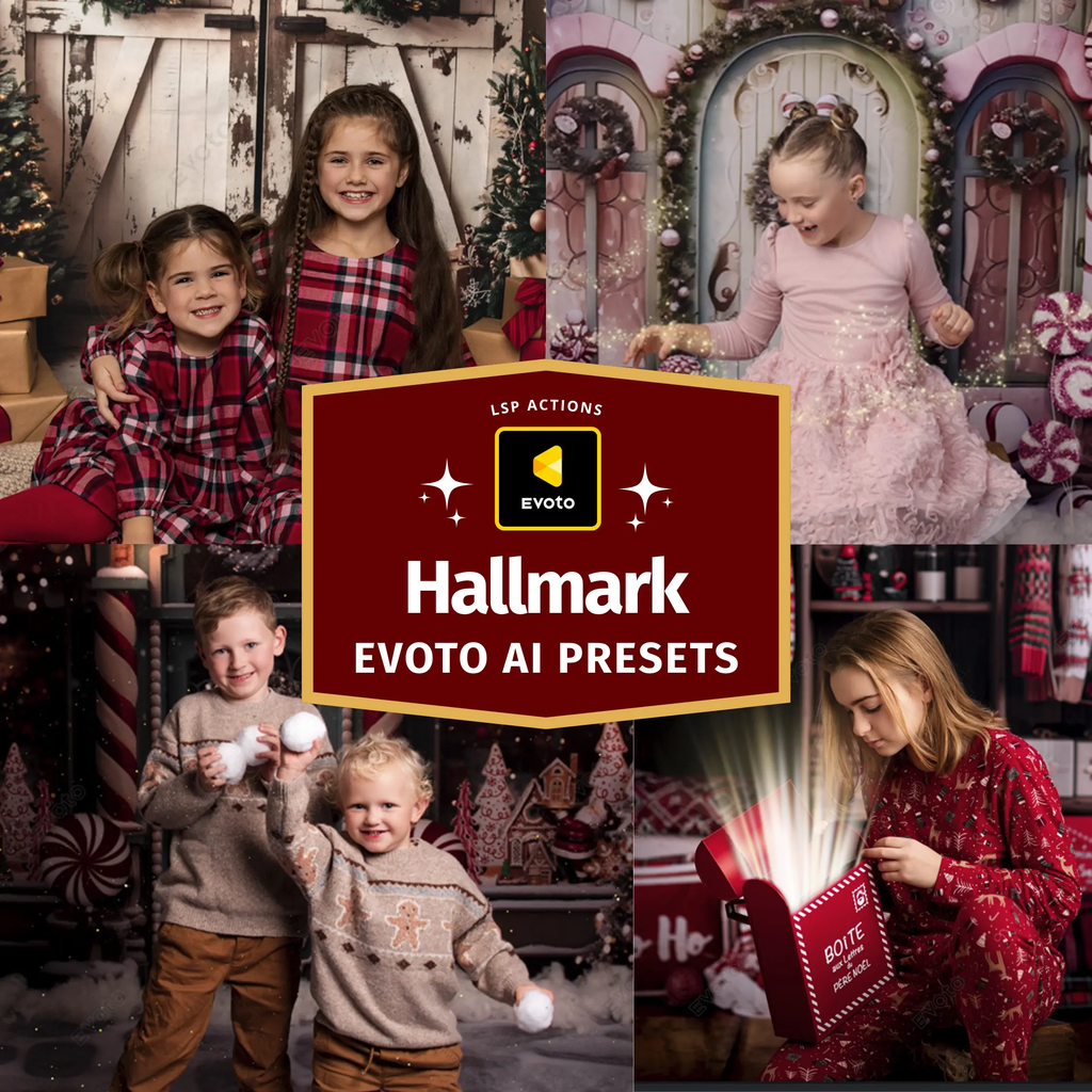 Evoto Hallmark Christmas Presets Collection Evoto AI Presets