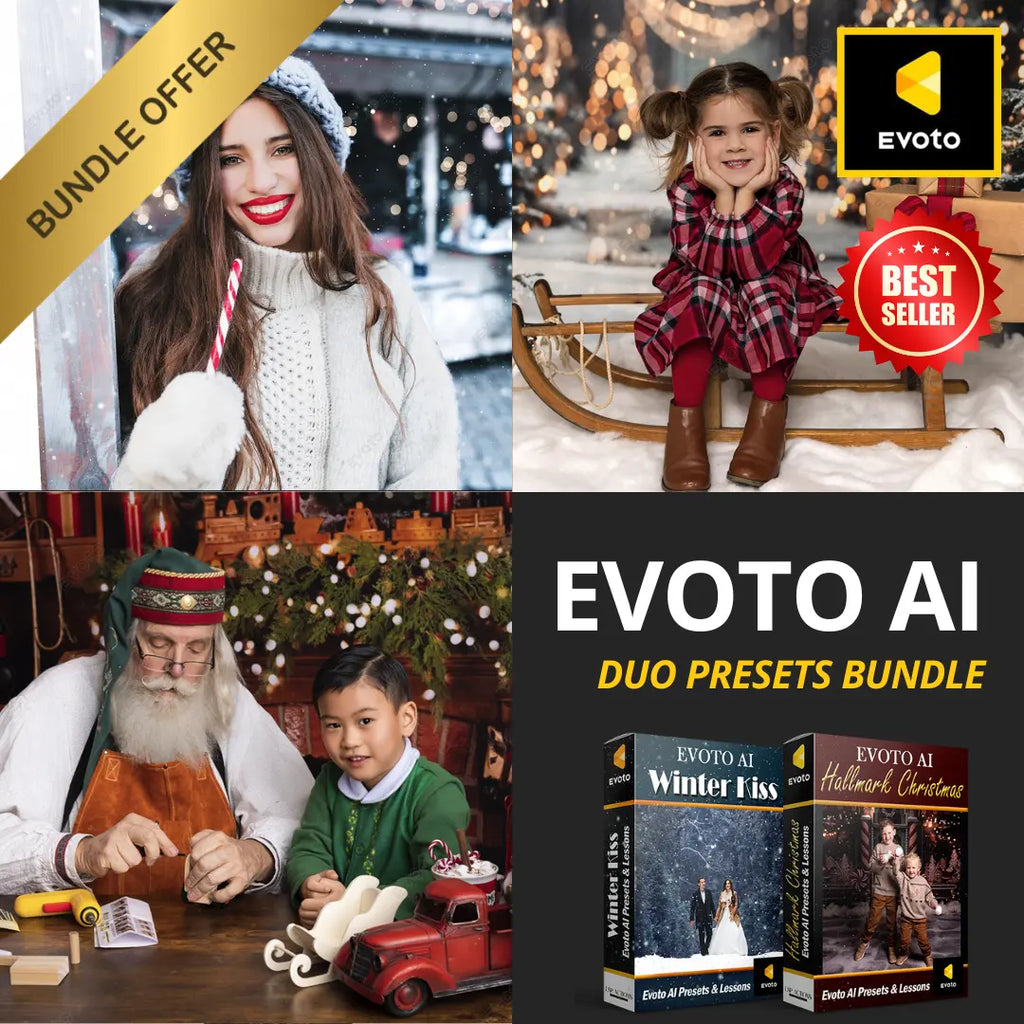 Evoto Winter & Hallmark Presets BUNDLE Evoto AI Presets