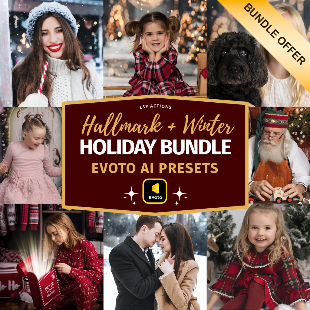 Evoto Winter & Hallmark Presets BUNDLE Evoto AI Presets