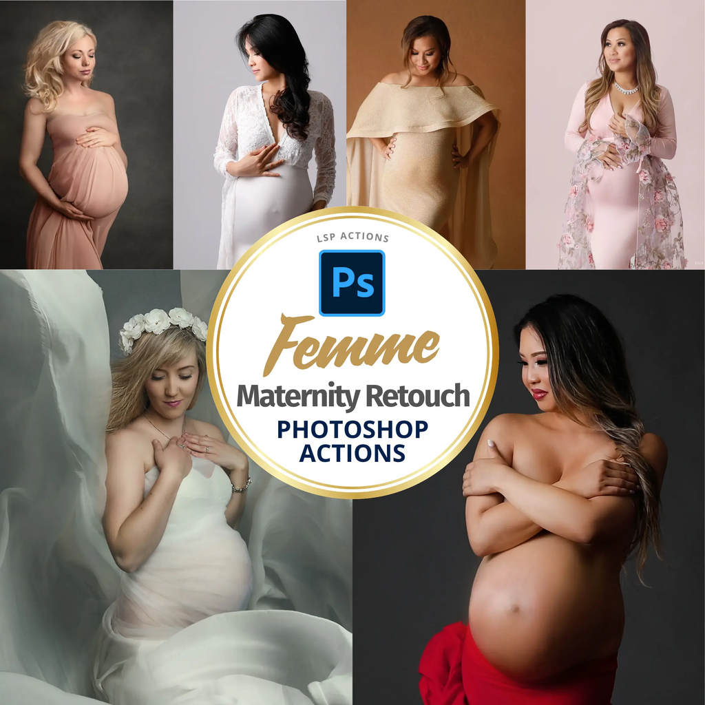Femme Retouch  - Photoshop Action Collection Photoshop Action Suite