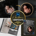 Newborn Digital Background Composite Kit - Photoshop Action Kit Photoshop Actions + Bonuses