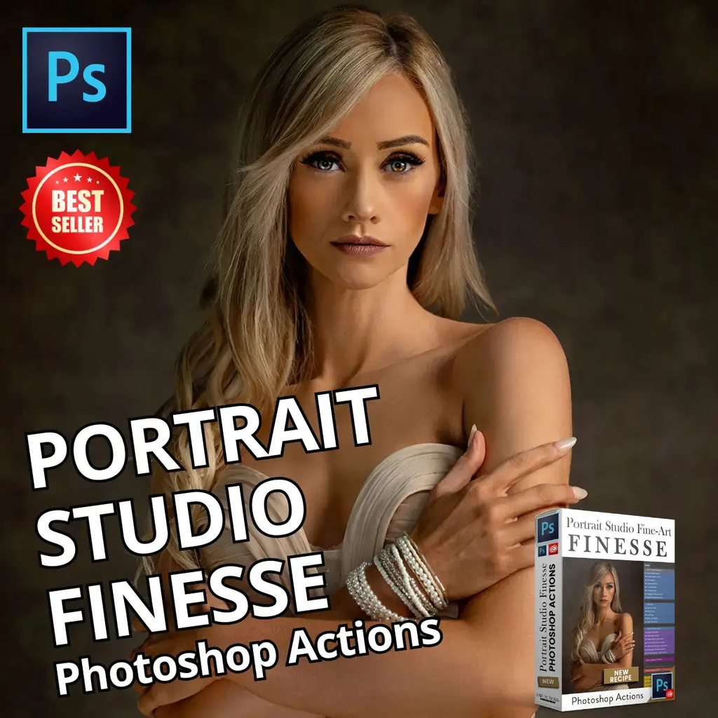 Portrait Studio Finesse Photoshop Actions [VIP] Photoshop Actions