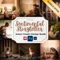 Sentimental Storyteller - Photoshop Actions + Presets + Course + Bonuses Photoshop Action Suite + Bonuses + Course
