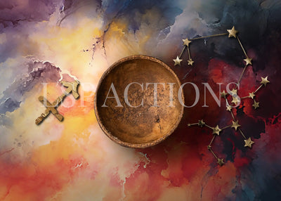 Zodiac Digital Background: Sagittarius (Nov 22nd - Dec 21st) Digital Background for Photoshop