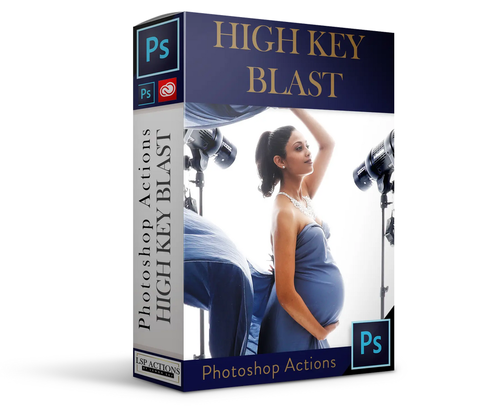 High Key Blast | Photoshop Actions LSP Actions by Lemon Sky