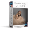 Portrait & Studio Vogue For Photoshop Photoshop Action Suite