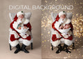 Santa Shush Digital Background Digital Background for Photoshop