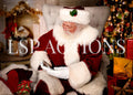 Santa Snuggles - Christmas Special | Digital Background | Multi Layer Digital Background for Photoshop